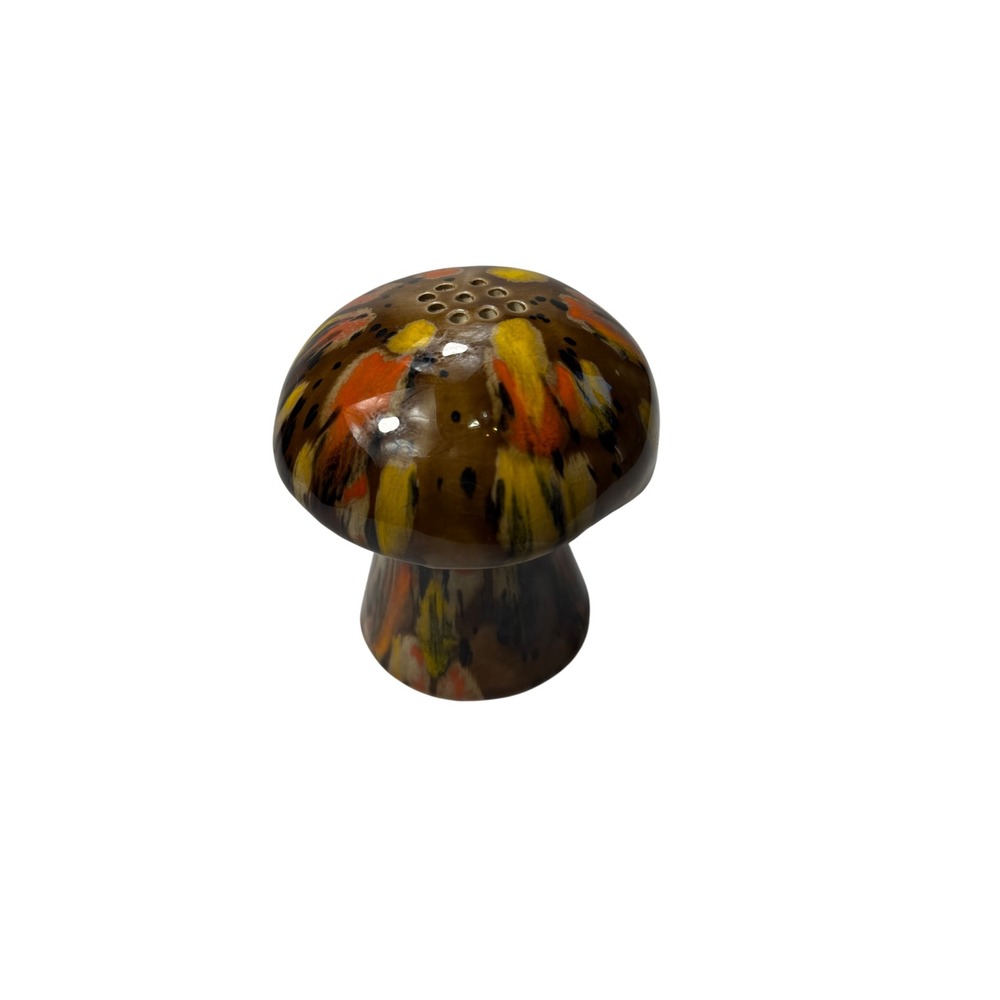 Vintage Pottery Arnels Mushroom Shaker Hand Painted Signed Ceramic MCM Boho 70's - Picture 3 of 9